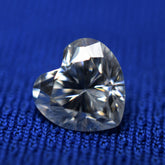 1 Pcs Heart Shape Moissanite 5.5 MM Loose Gemstone CERTIFIED VVS1 D Color